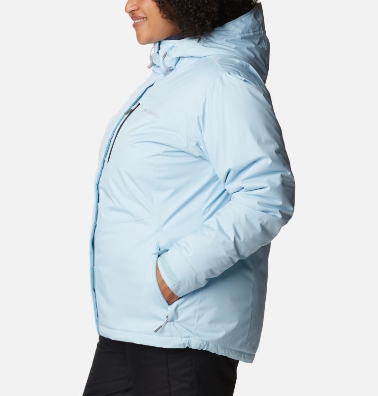 Women's Columbia Last Tracks II Insulated Jackets Light Blue | Plus Size CA-HA48C
